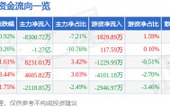股票行情快报:汉得信息(300170)8月21日主力资金净卖出8300.72万元